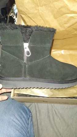 Kookaburra Size 6 Mini Zipper Boots OBO