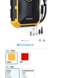 Tire Inflator Air Compressor