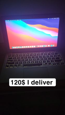 $120 MacBook Air 11-in ch 2013 with charger I can deliver