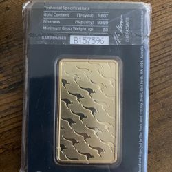 5 Gram Gold Bar 