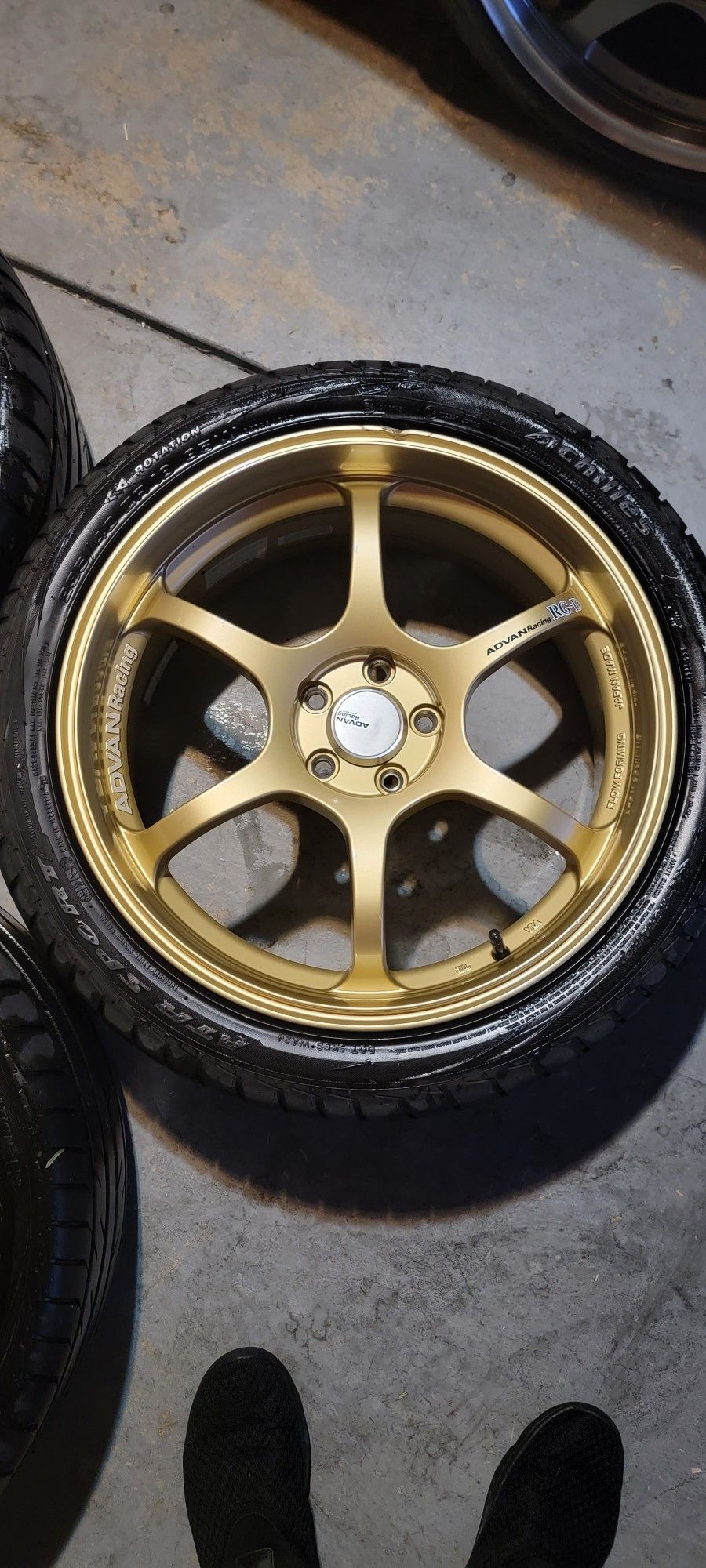 3 ADVAN RG-D 18X7.5 5X100