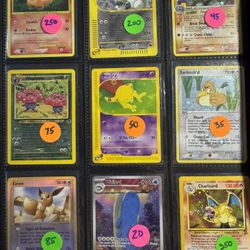 Vintage Pokémon Cards 