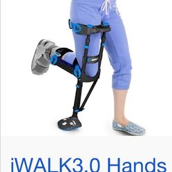Iwalk free Crutch - Hands Free Crutch / Crutches For Those Who Broke Foot/ankle/leg