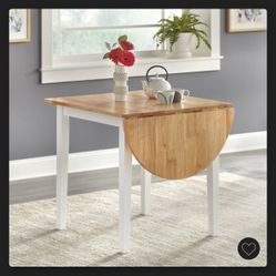 PRICE REDUCED! Drop Leaf Dining Table/Breakfast Table For 1-4 With Drop Leaf And Hardwood Frame