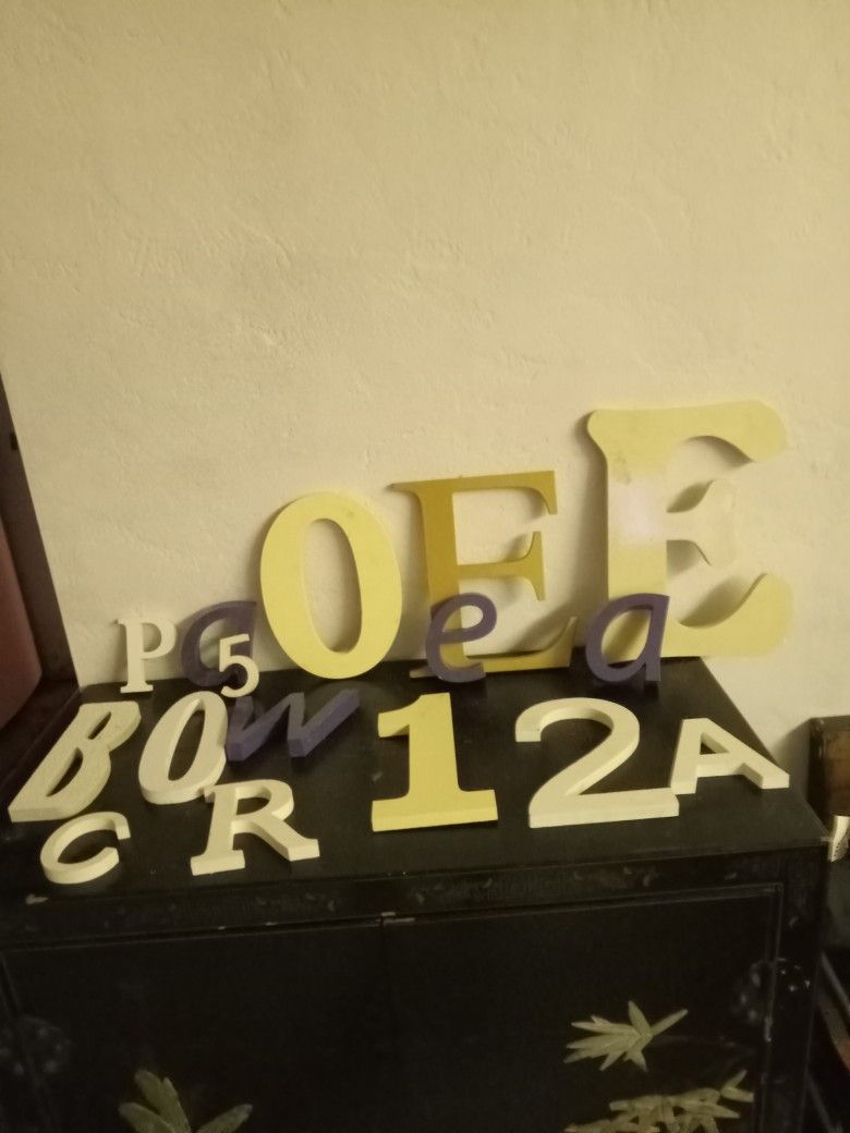ALPHABET Letters  & NUMBERS
