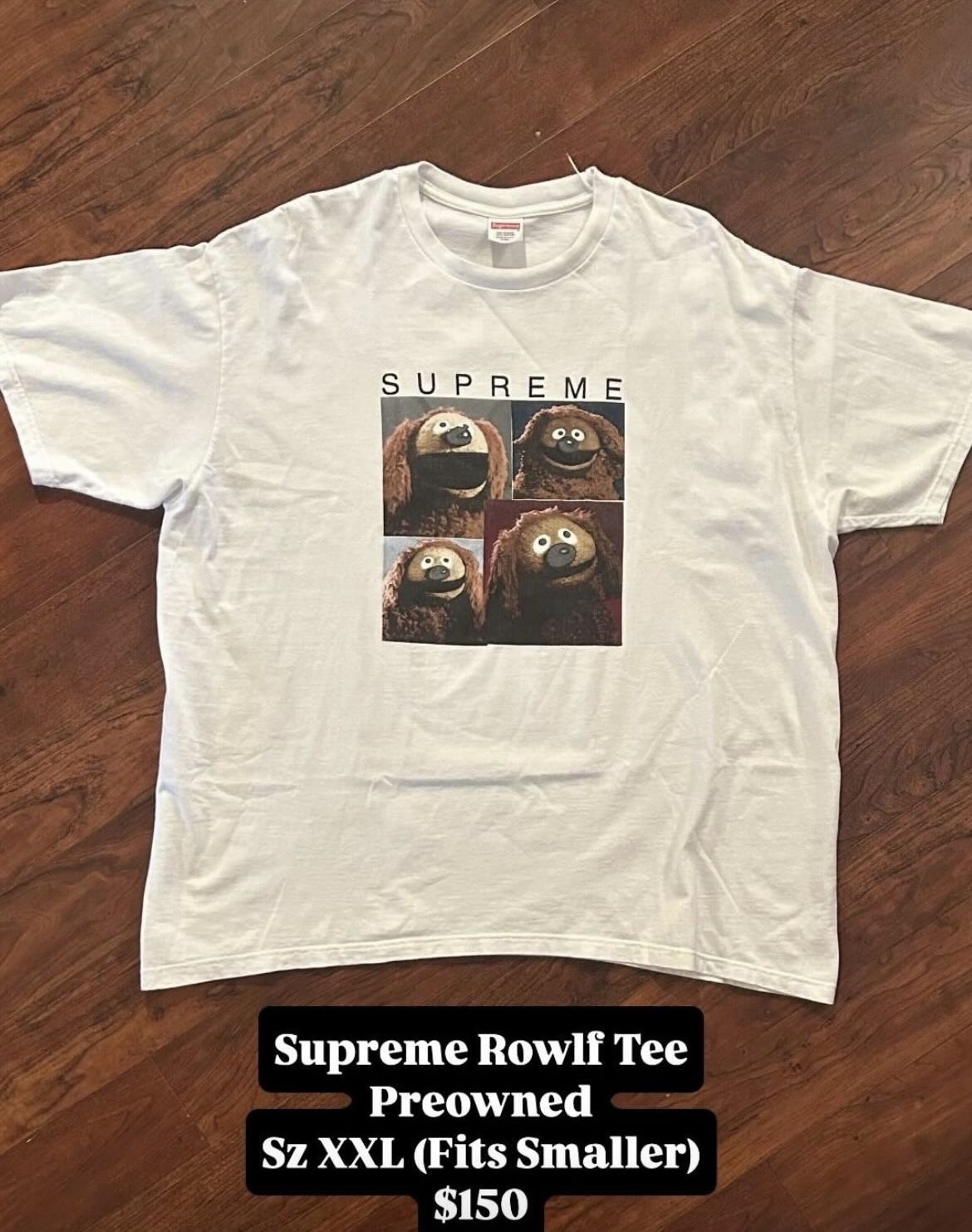 Supreme Rowlf Tee Like New Size XXL