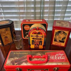 Vintage Coca-Cola Tin Collection