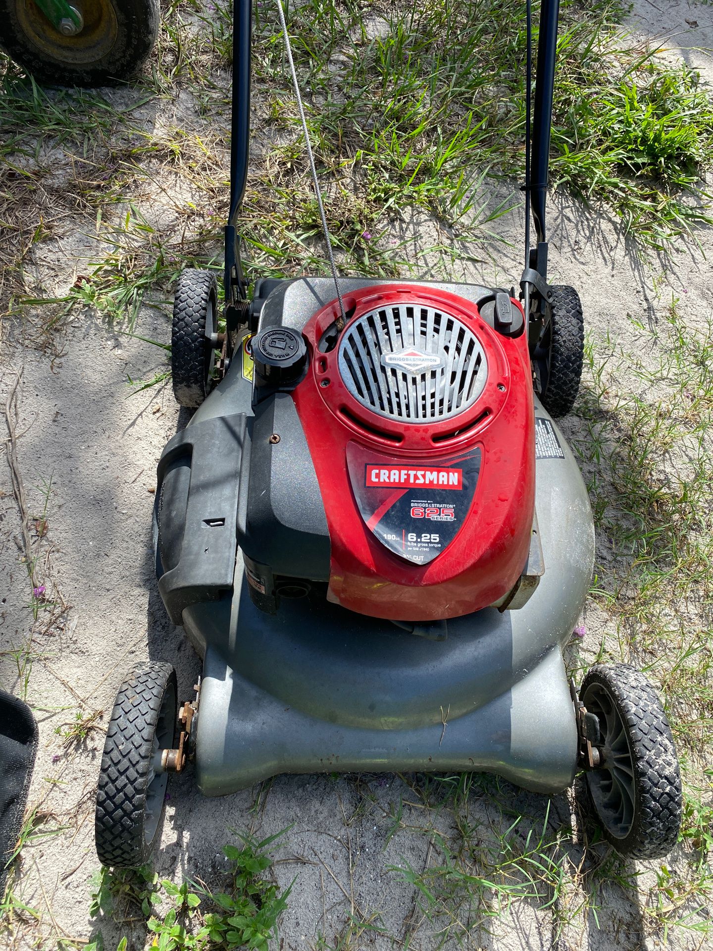 Sears lawnmower big motor push