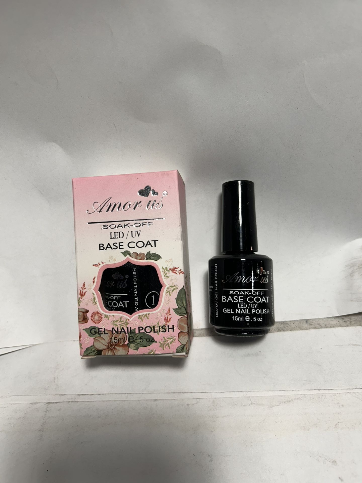 Amorus Gel Nail Polish Soak Off Uv/Led Clear Base Coat