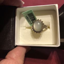 Moonstone Ring Size 6