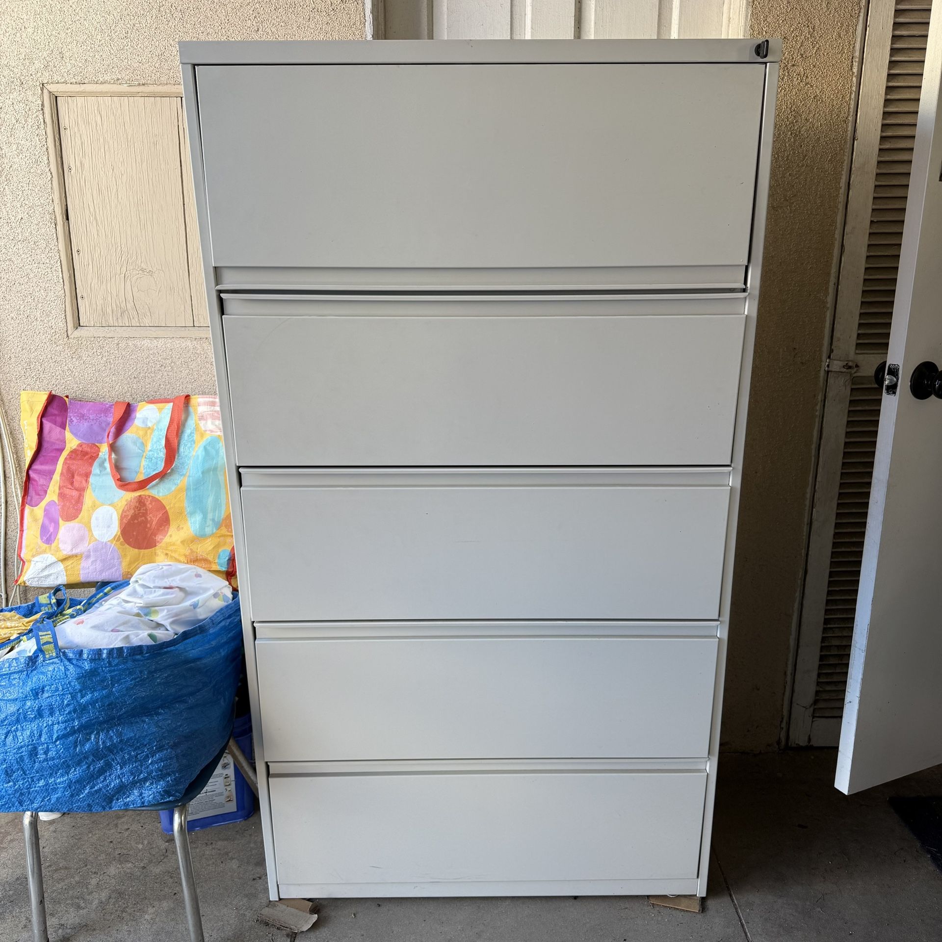 FREE Kimball Fundamental Office Filing Cabinet 5-High Lateral Files with Fixed Shelf