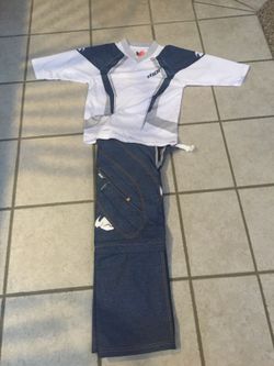 Thor Static girls denim MX outfit