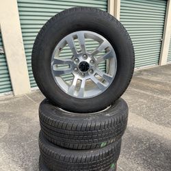 18” Michelin Defender LTX M/S 265/65R18 Chevrolet, GMC and Dodge Ram 1500 Tires and Wheels Rims 