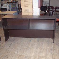 Espresso Desk Top Hutch