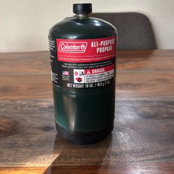 Small Travel Propane For Bbq - Almost Full