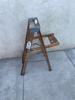Wooden ladder
