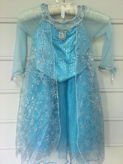 New with Tags XS Queen Elsa Costume Dress From Walt Disney World