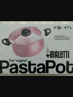 Bialetti 5 qt pink pasta pot for Sale in Port Charlotte, FL - OfferUp
