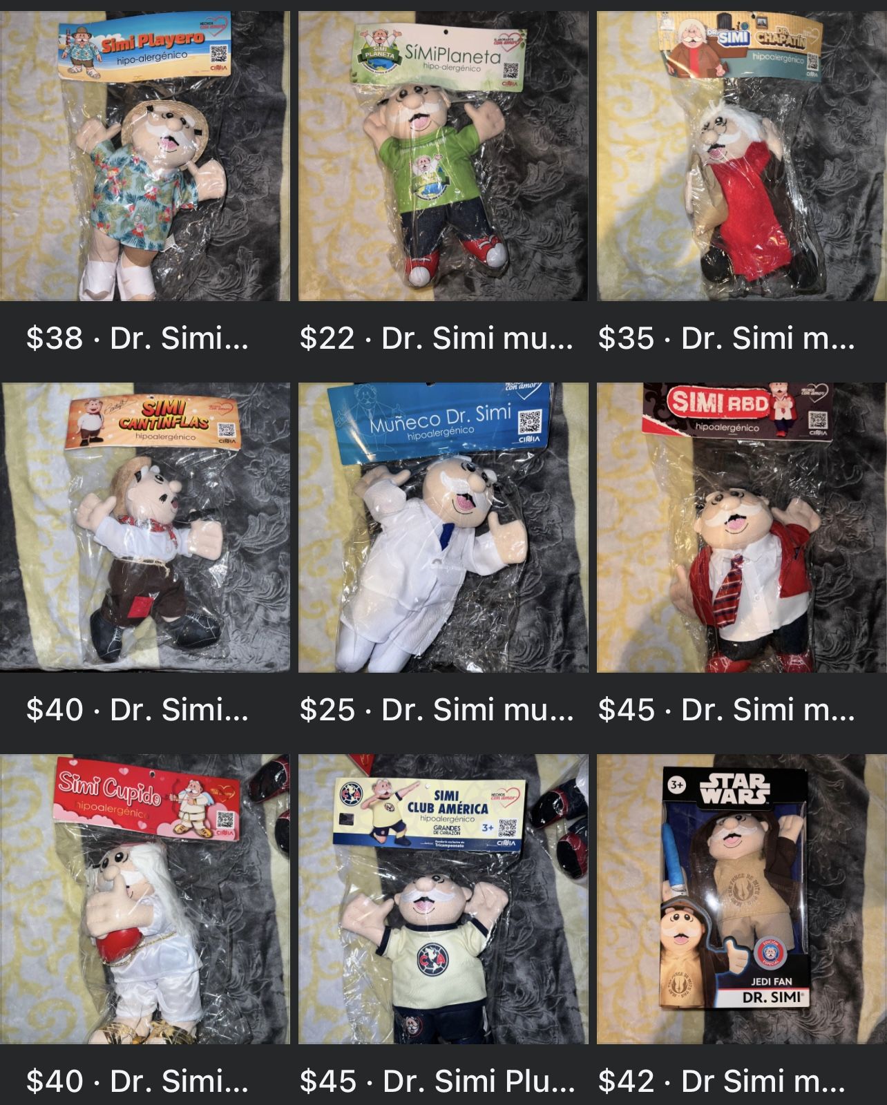 Dr Simi Muñeco Plush Keychain Llavero Pastillero