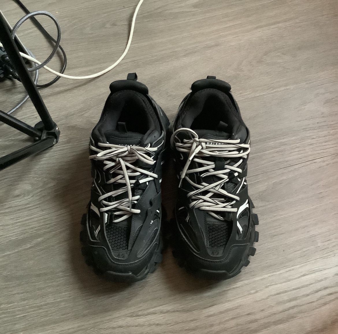 Black White Belenciaga Tracks