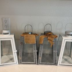 Metal Lantern $6 OBO Outdoor/Indoor Decor Holidays Christmas