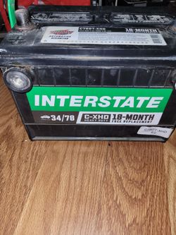 Interstate C-XHD Group 34/78 Car Battery