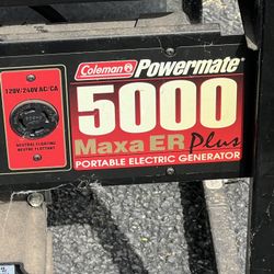 Coleman Power mate 5000 generator