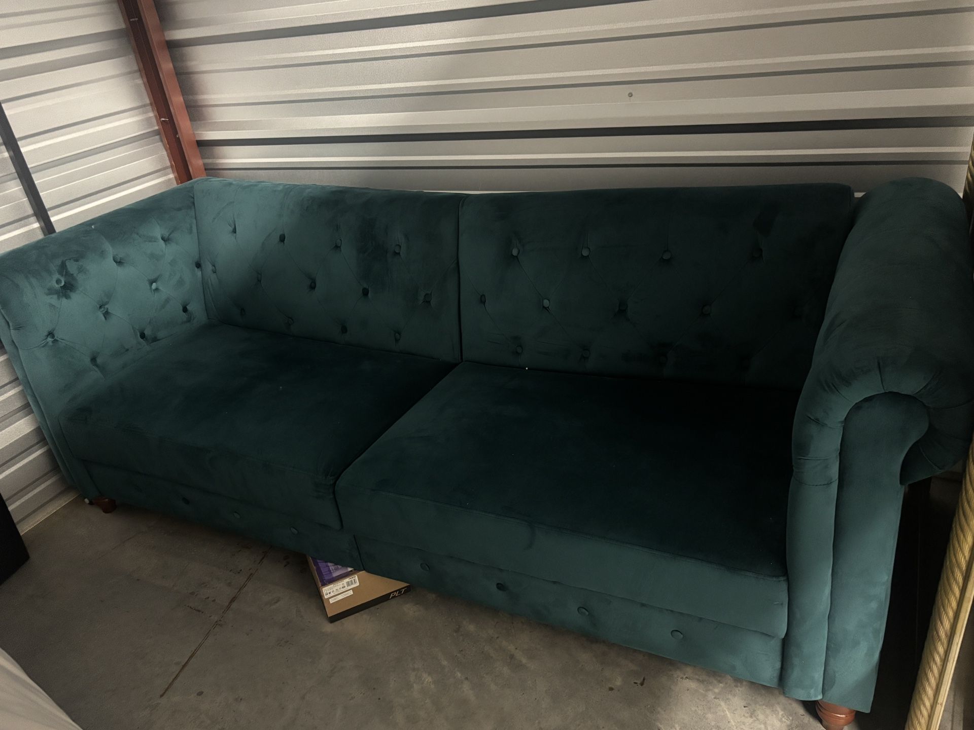 Blue Green Futon