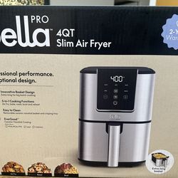 New Bella Pro 4QT Slim Air Fryer – Brand New in Box