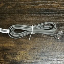 Universal RJ11 Phone Cord for Fax Machines, Landline Phones, and Modems - 6ft Cable 