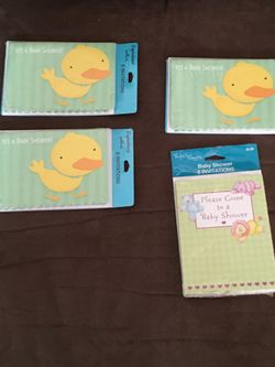 Baby shower invitation cards