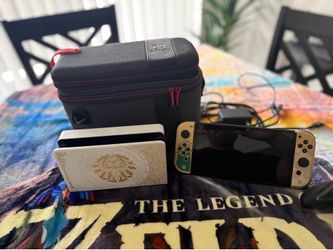 Nintendo Switch (Zelda Edition) w/ 64GB  OLED Screen