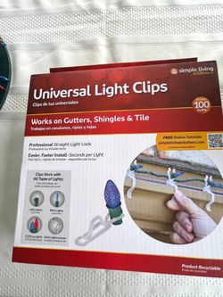 Simple Living Solutions Christmas Universal Light Clips