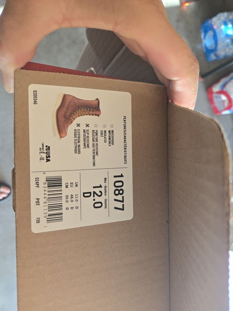 Red Wings Boots Sz 12 Used