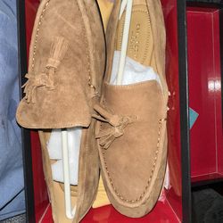 New Beau Today Suede Tassel Loafers Women’s Size 10