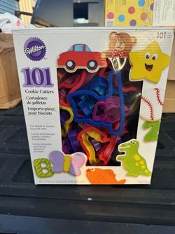 NEW Wilton 101 Plastic Cookie Cutters Letters Numbers Animals Holiday Vehicles