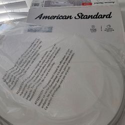 American Standard Cadet Round Antimicrobial Toilet Seat in White