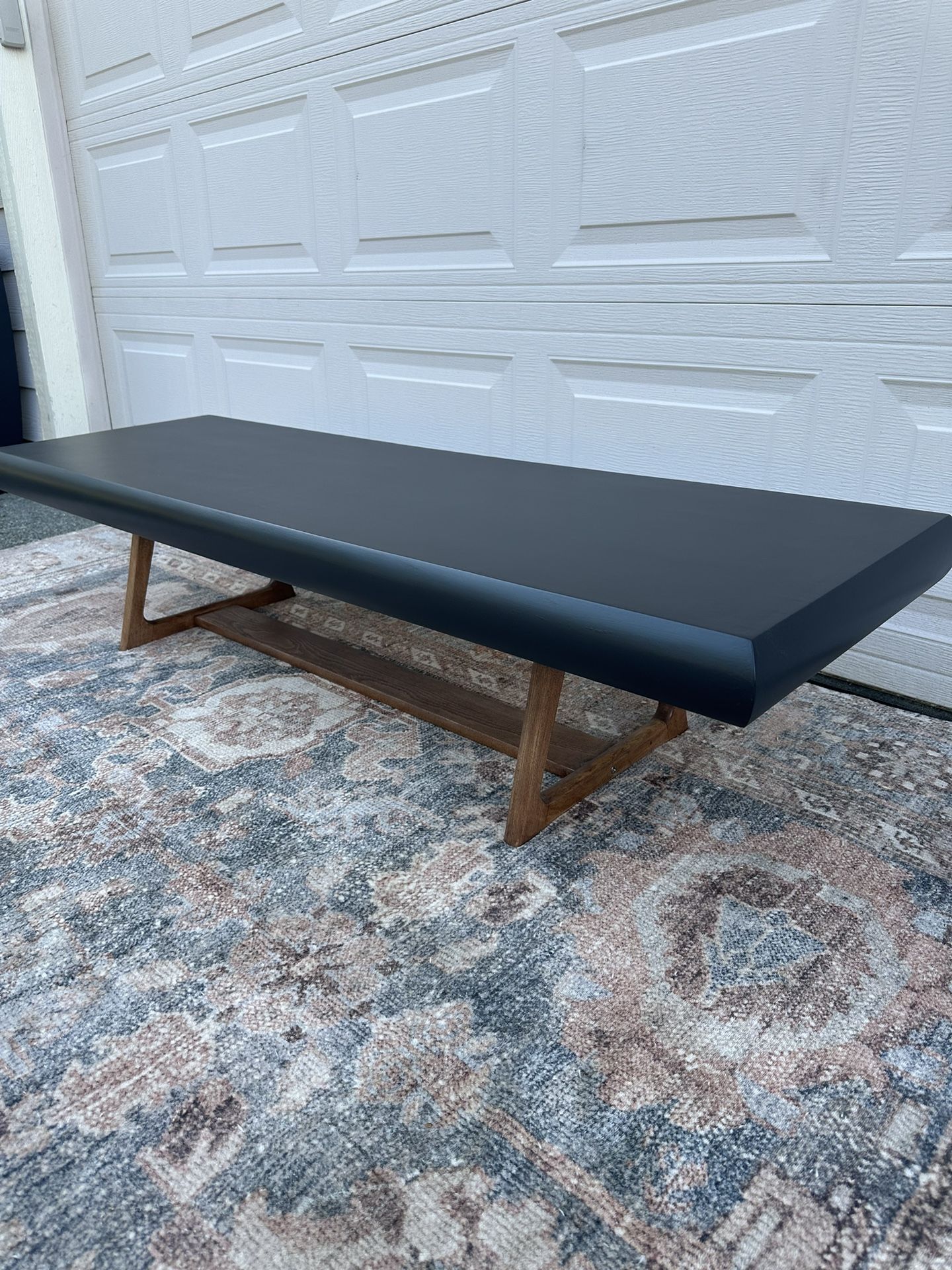 Freshly Refinished MCM Coffee Table/ Bench 