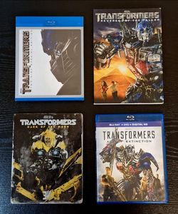 TRANSFORMERS 4 MOVIES BUNDLE BLU-RAY + STEELBOOK