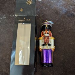 Rare Christopher Radko Clara's Beaux Nut Cracker Ornament 