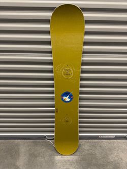 Burton Jim rippey Gold Snowboard Space Graphic mission 56