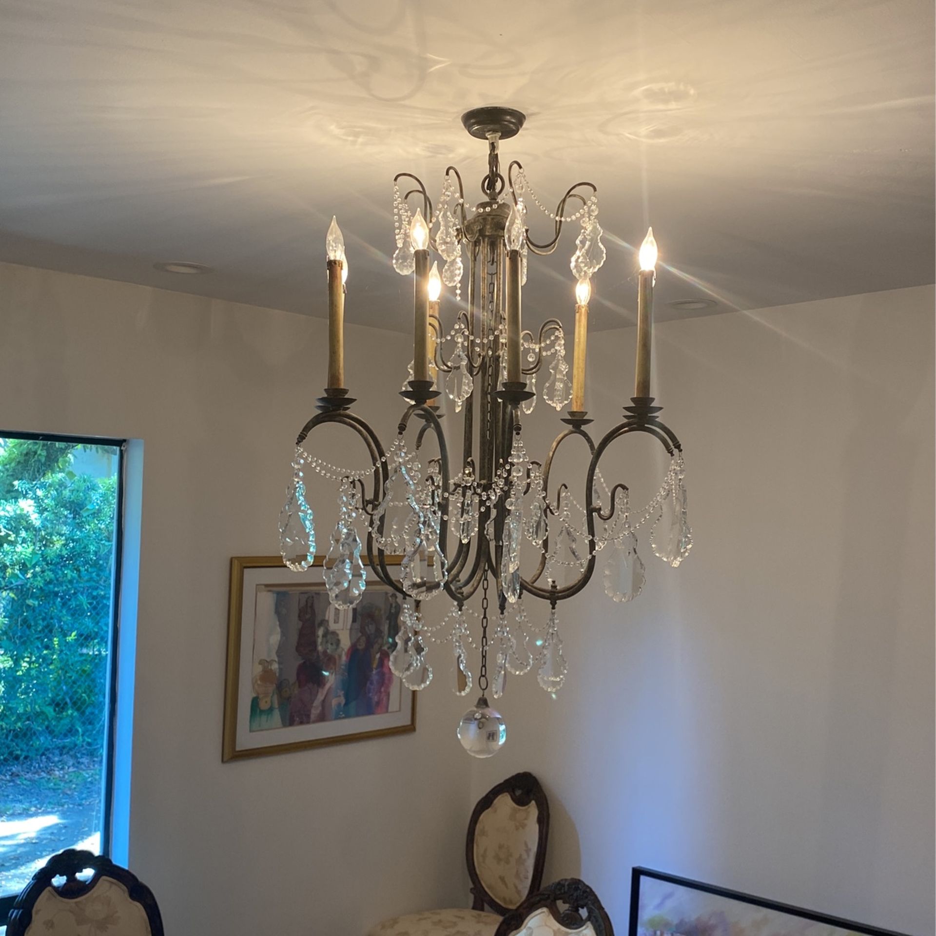 Chandelier With Crystals Designer