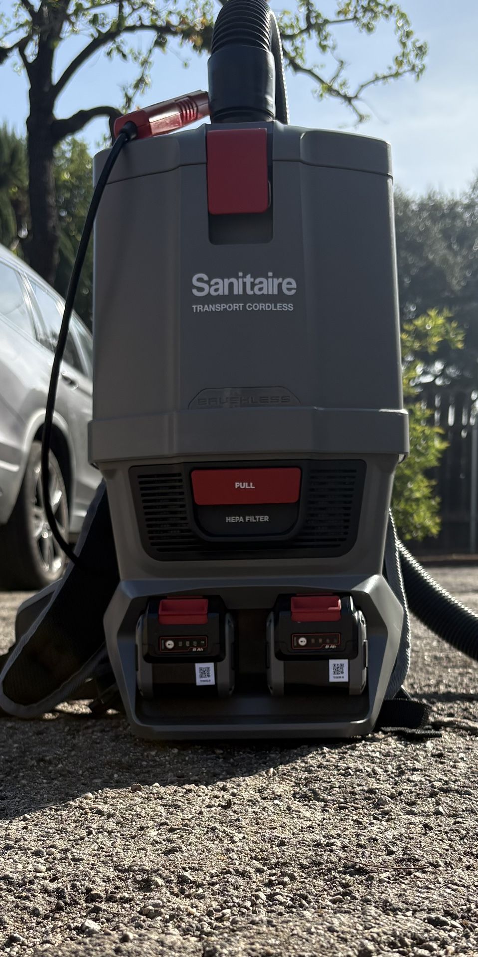 Sanitare 4qt Battery Backpack Vacuum