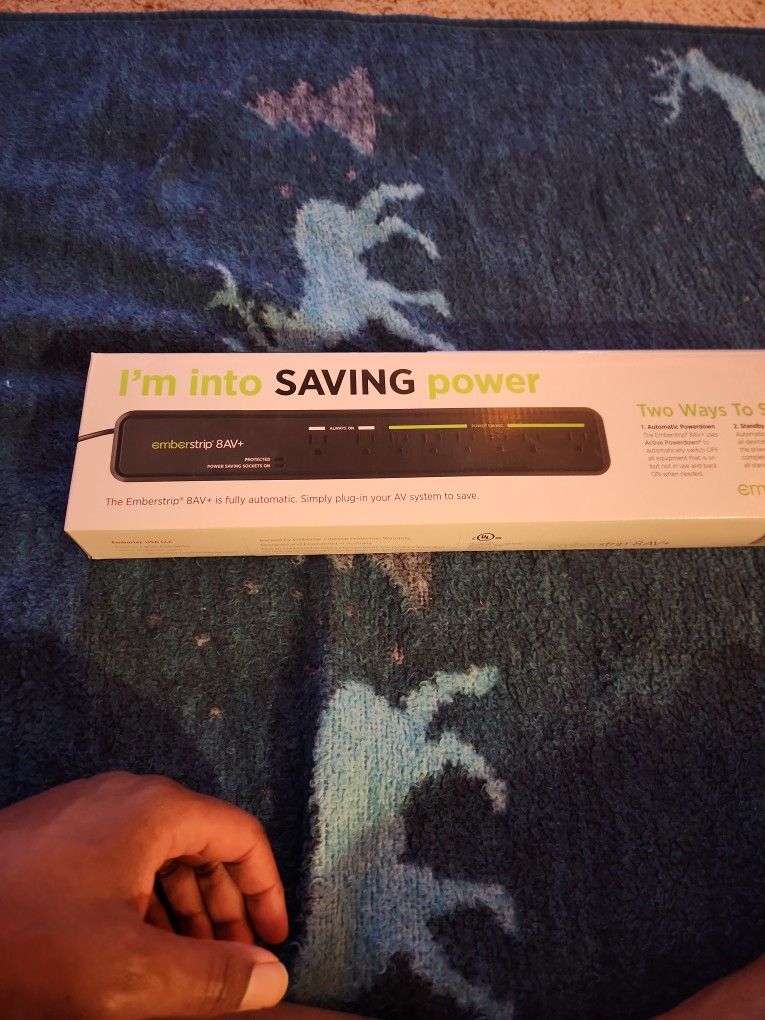 Emberstrip 8av+ Energy Saving Power Strip With Sensor