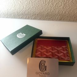 Red Cardholder Wallet