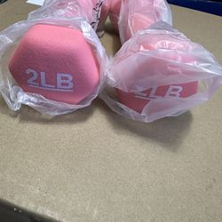 (2) 2 lb dumbells