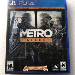 Metro Redux On PS4