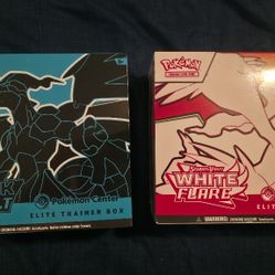 Pokemon White Flare And Black Bolt Pokemon Center ETBs 
