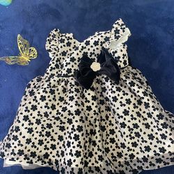 Babe black and beige dress