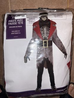 Illusions Pirate Costume - Child Large (12
